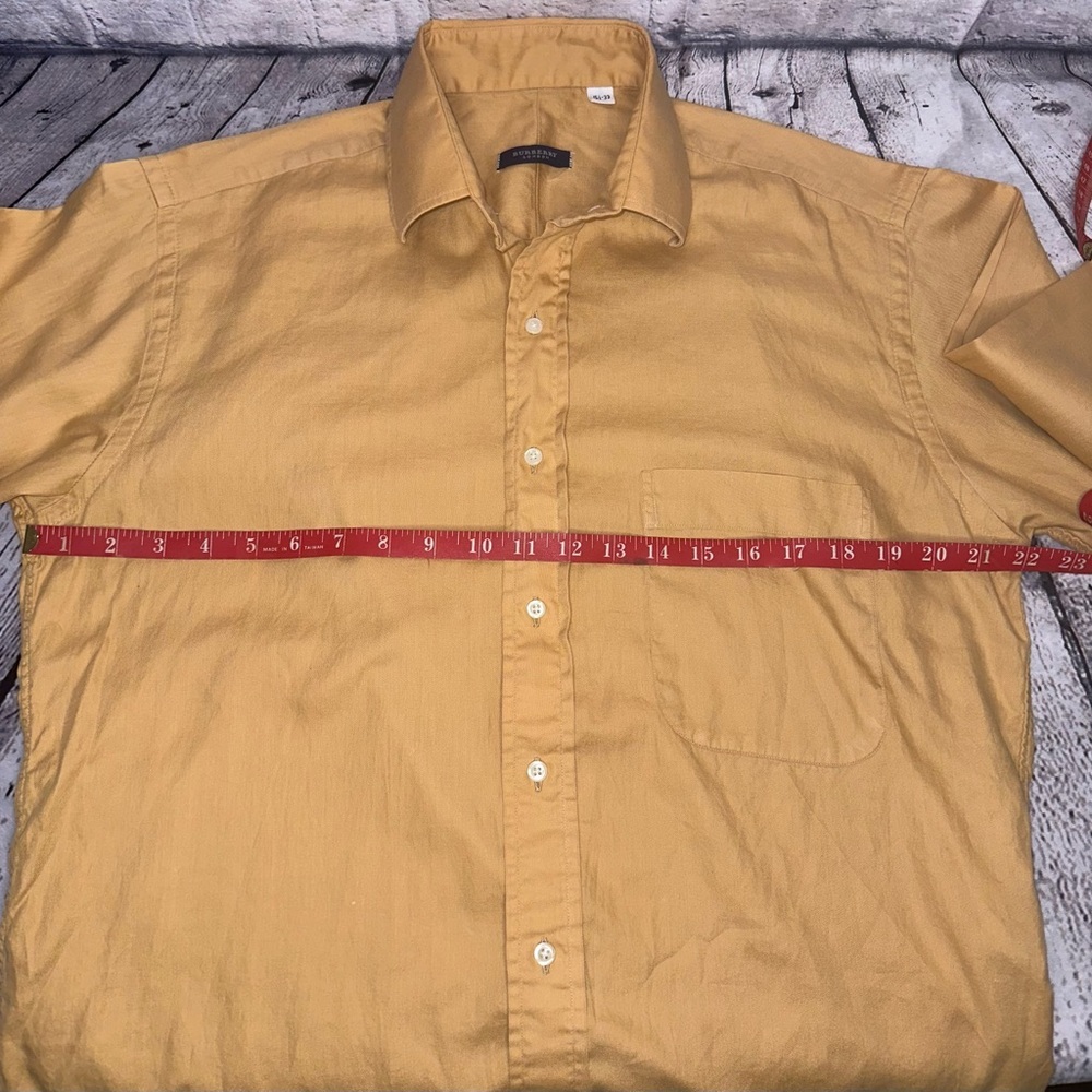 Burberry London Button Down Shirt Men’s 15 1/2-33 Long Sleeve Collar - Picture 8 of 10